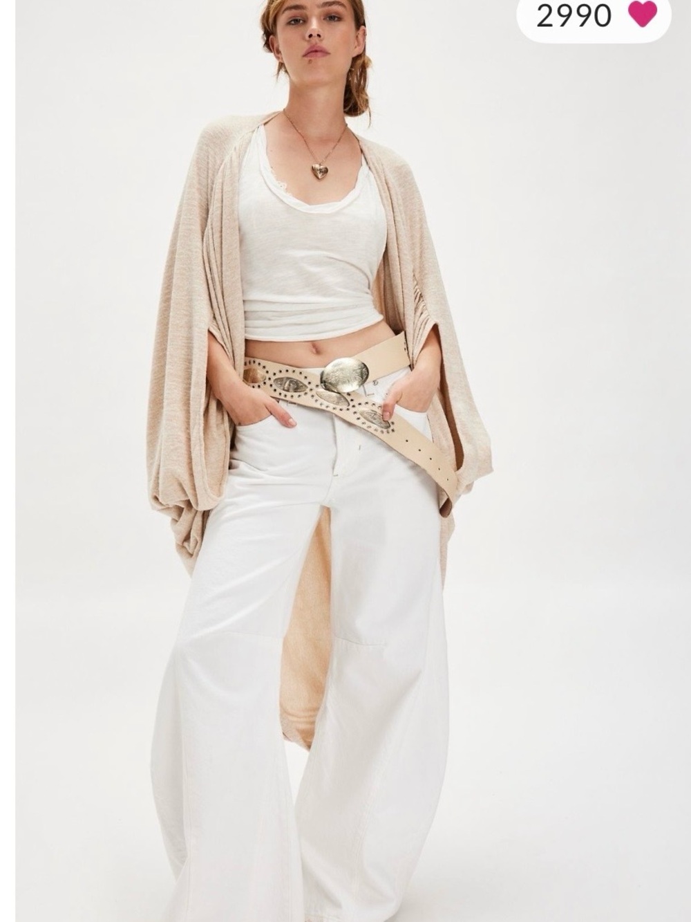 Free People oversized duster